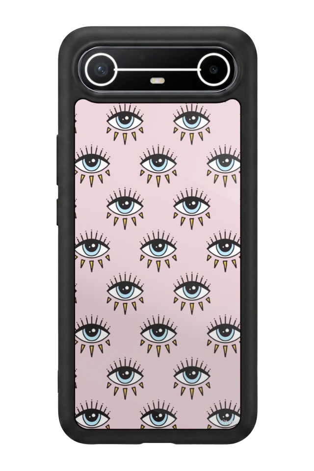 Tecno Spark Slim 5G Uyumlu Göz Tasarımlı Glossy Premium Kılıf