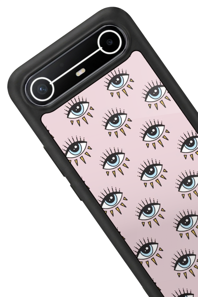 Tecno Spark Slim 5G Uyumlu Göz Tasarımlı Glossy Premium Kılıf