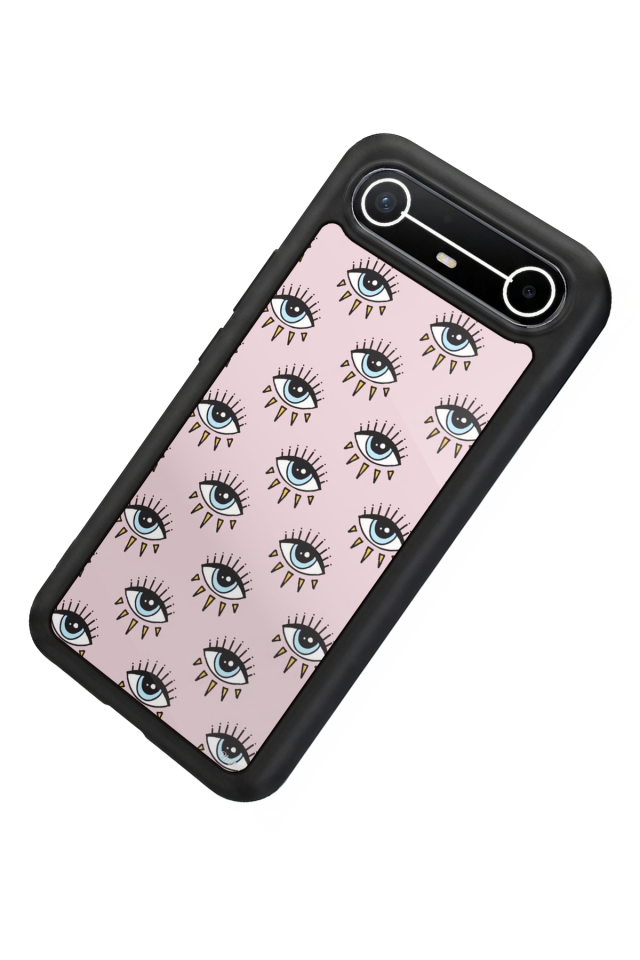 Tecno Spark Slim 5G Uyumlu Göz Tasarımlı Glossy Premium Kılıf