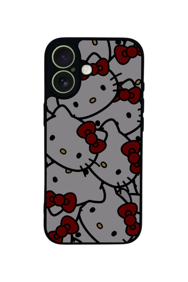 iPhone 17 Uyumlu HelloKitty Tasarımlı Glossy Premium Kılıf