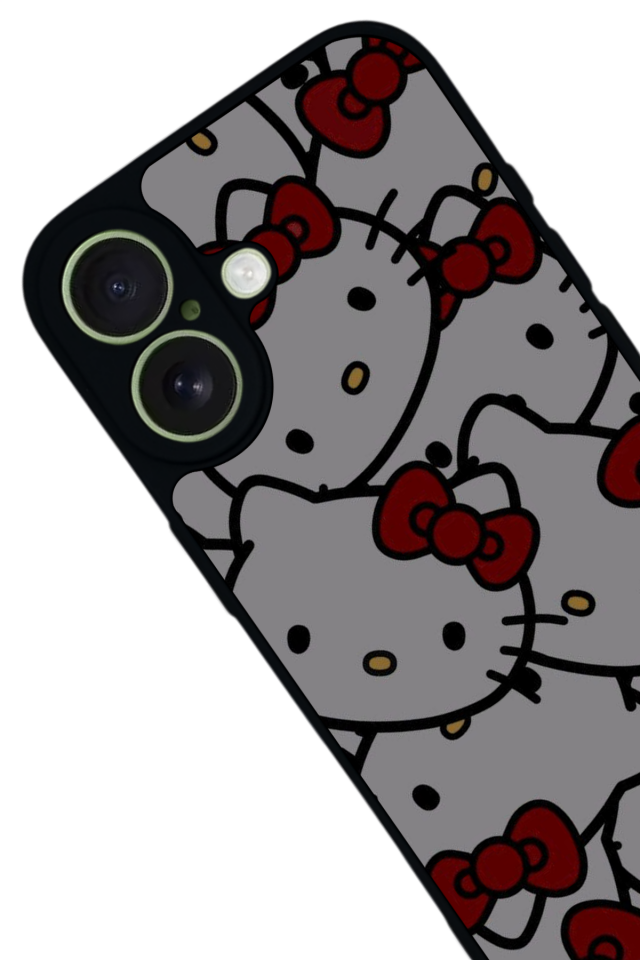iPhone 17 Uyumlu HelloKitty Tasarımlı Glossy Premium Kılıf
