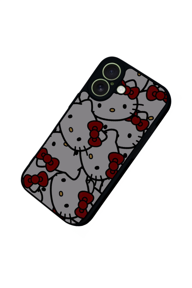 iPhone 17 Uyumlu HelloKitty Tasarımlı Glossy Premium Kılıf