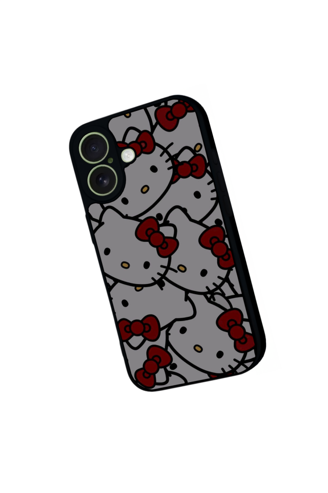 iPhone 17 Uyumlu HelloKitty Tasarımlı Glossy Premium Kılıf