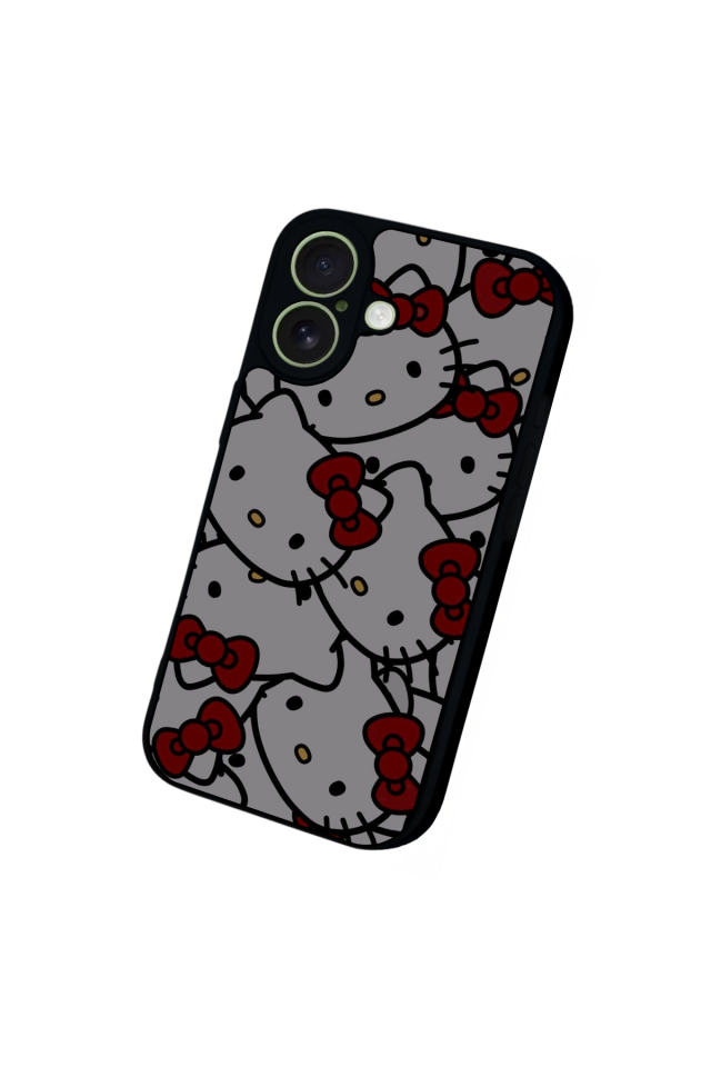 iPhone 17 Uyumlu HelloKitty Tasarımlı Glossy Premium Kılıf