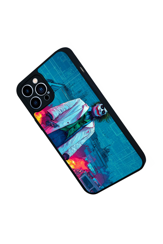 iPhone 12 Pro Max Uyumlu Joker Tasarımlı Glossy Premium Kılıf