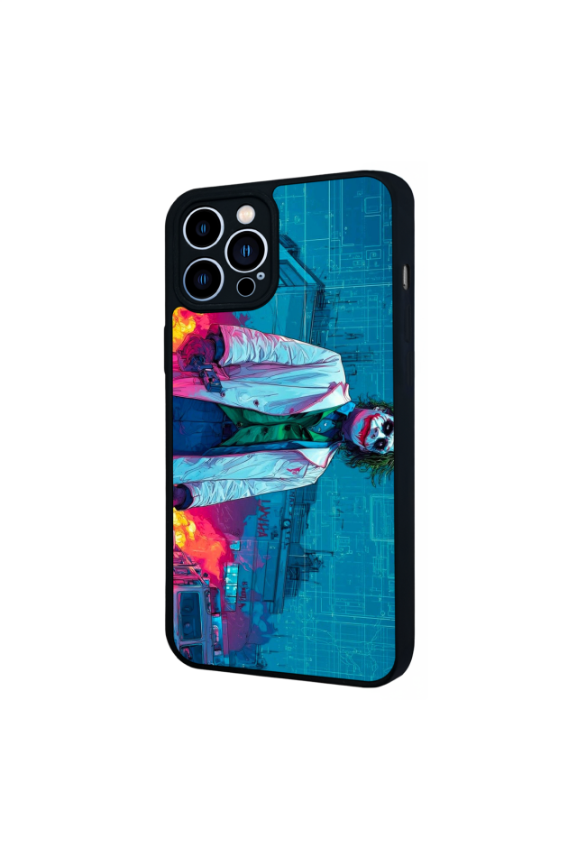 iPhone 12 Pro Max Uyumlu Joker Tasarımlı Glossy Premium Kılıf