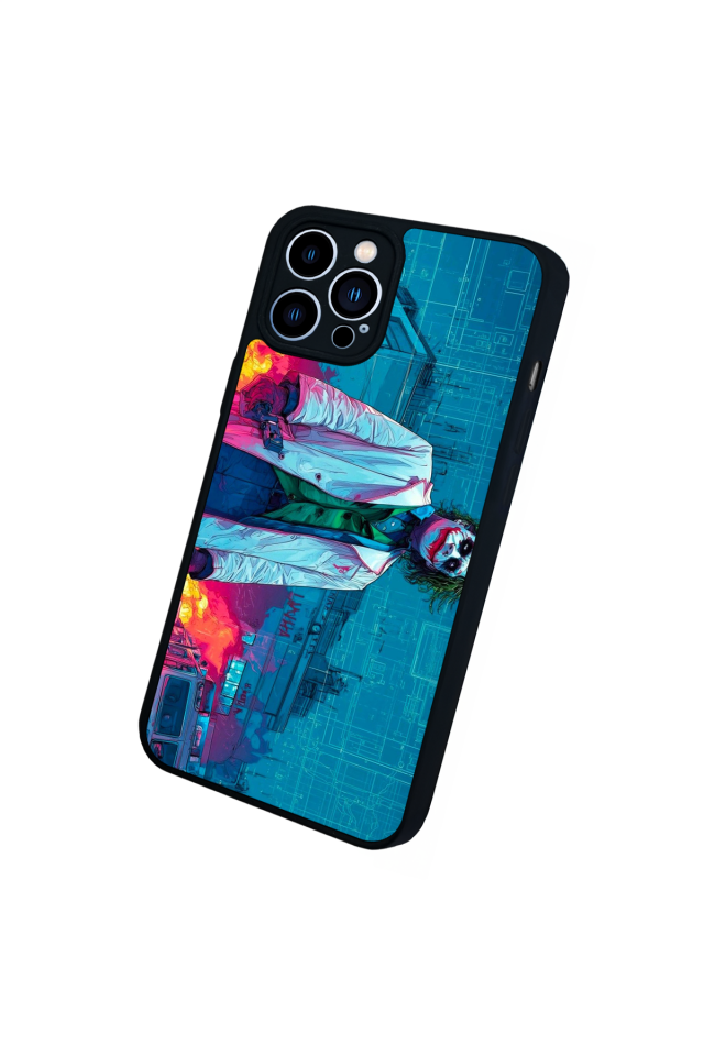 iPhone 12 Pro Max Uyumlu Joker Tasarımlı Glossy Premium Kılıf
