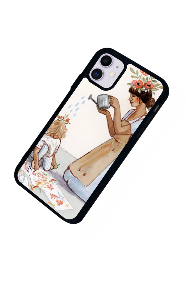 iPhone 11 Uyumlu Kalp Love Tasarımlı Glossy Premium Kılıf
