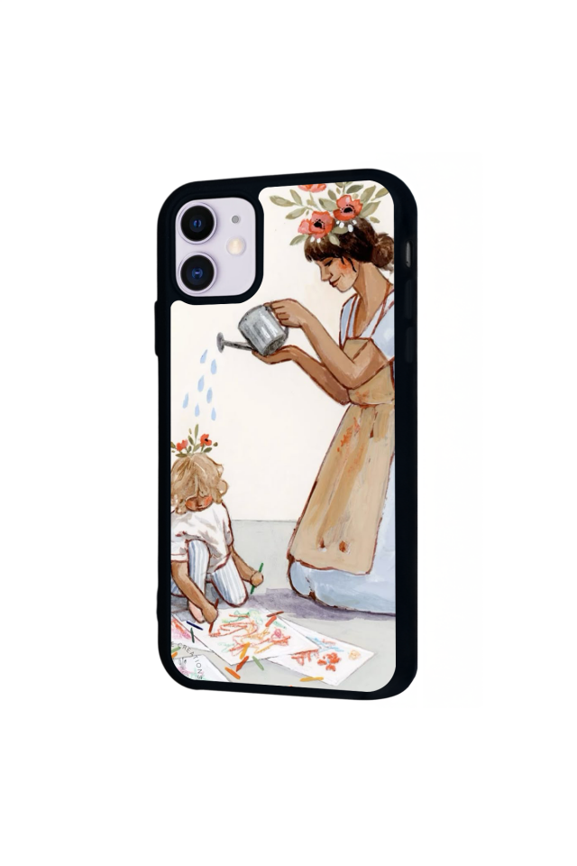 iPhone 11 Uyumlu Kalp Love Tasarımlı Glossy Premium Kılıf