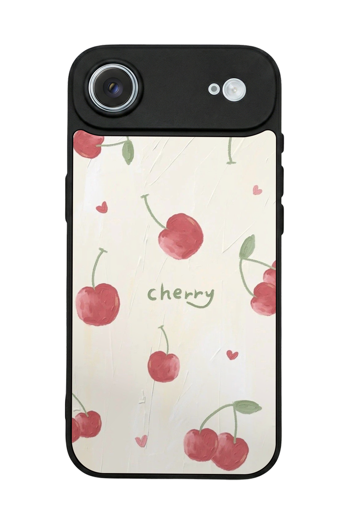 iPhone 17 Air Uyumlu Kiraz Tasarımlı Glossy Premium Kılıf