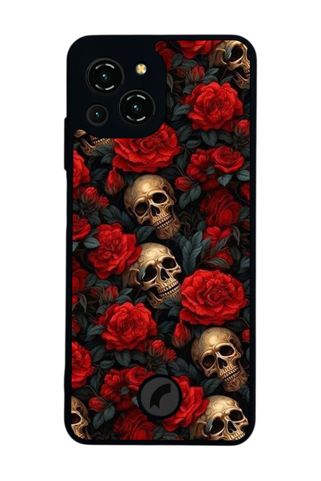 Reeder S23 Pro Max Uyumlu KuruKafa Tasarımlı Glossy Premium Kılıf