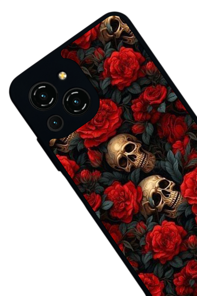 Reeder S23 Pro Max Uyumlu KuruKafa Tasarımlı Glossy Premium Kılıf