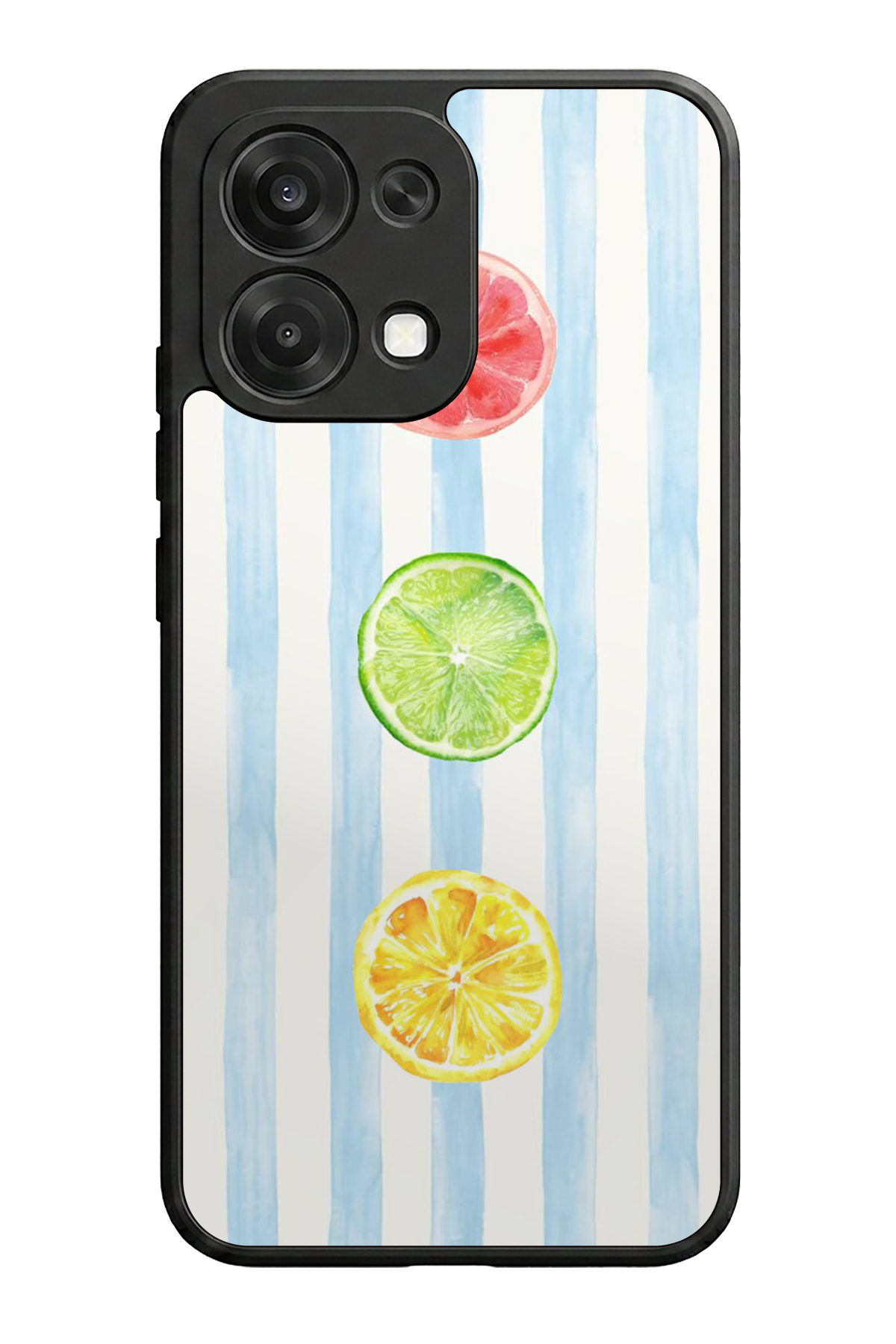Oppo A6 Pro Uyumlu Limon Tasarımlı Glossy Premium Kılıf