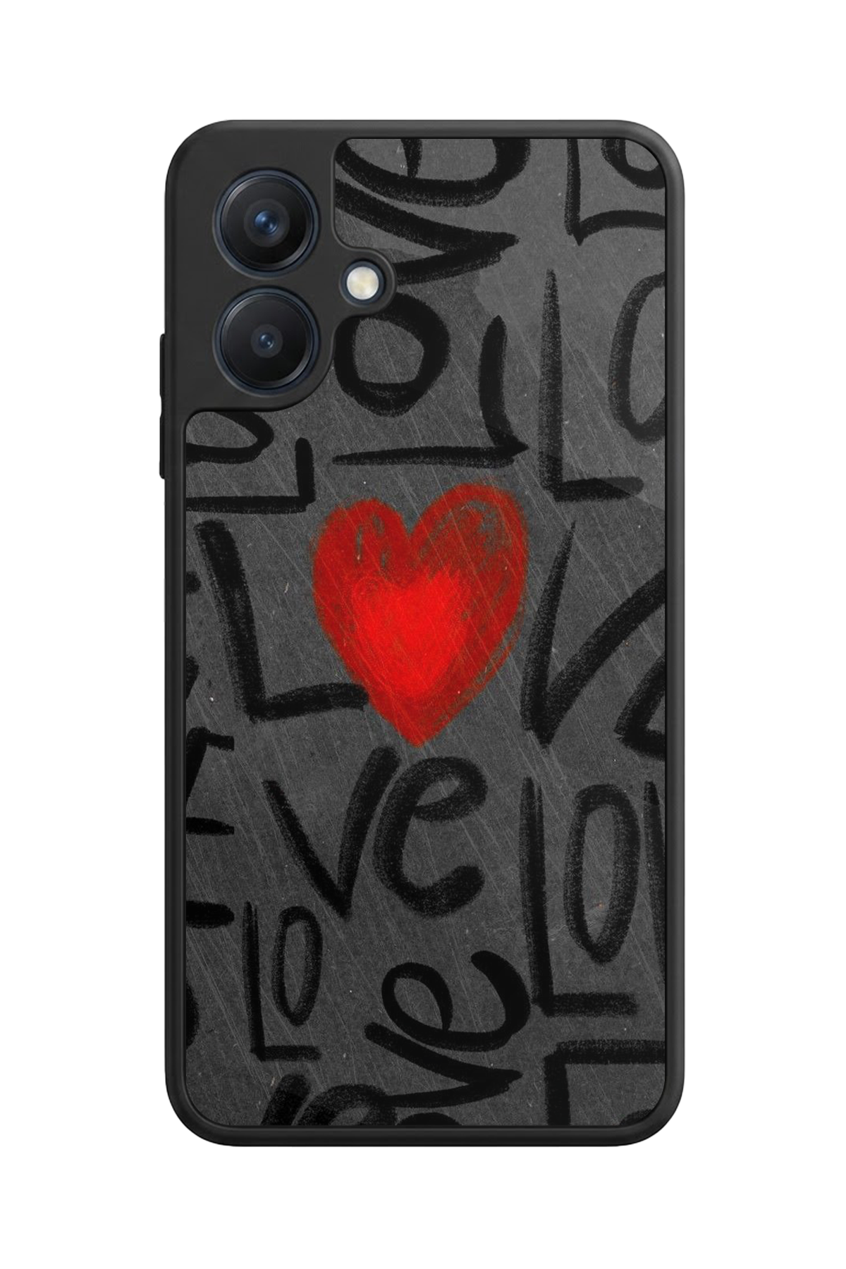 Samsung Galaxy A07 Uyumlu Love Tasarımlı Glossy Premium Kılıf