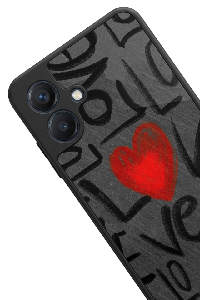 Samsung Galaxy A07 Uyumlu Love Tasarımlı Glossy Premium Kılıf