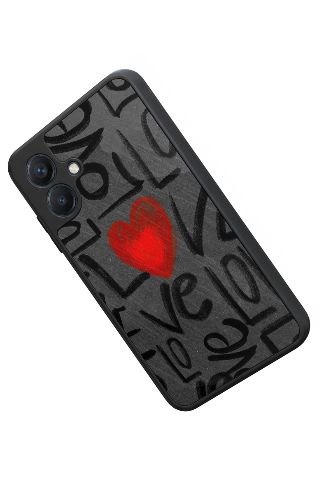 Samsung Galaxy A07 Uyumlu Love Tasarımlı Glossy Premium Kılıf