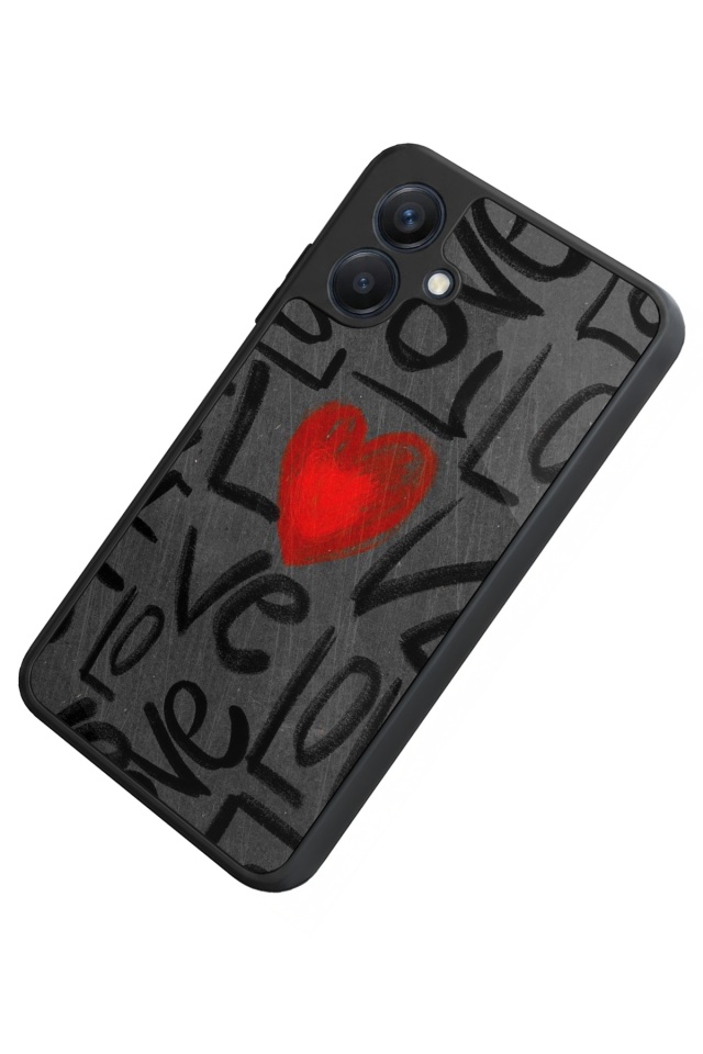 Samsung Galaxy A07 Uyumlu Love Tasarımlı Glossy Premium Kılıf