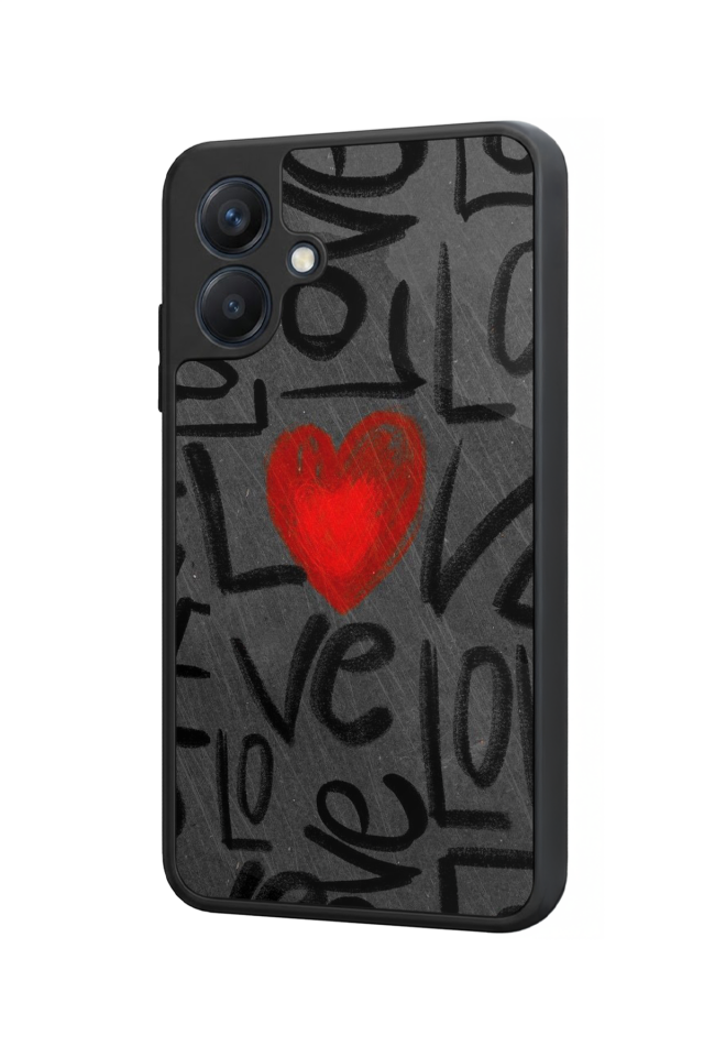 Samsung Galaxy A07 Uyumlu Love Tasarımlı Glossy Premium Kılıf