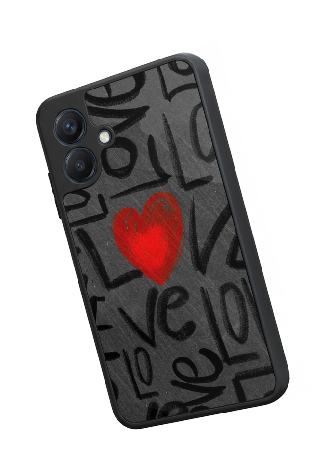 Samsung Galaxy A07 Uyumlu Love Tasarımlı Glossy Premium Kılıf