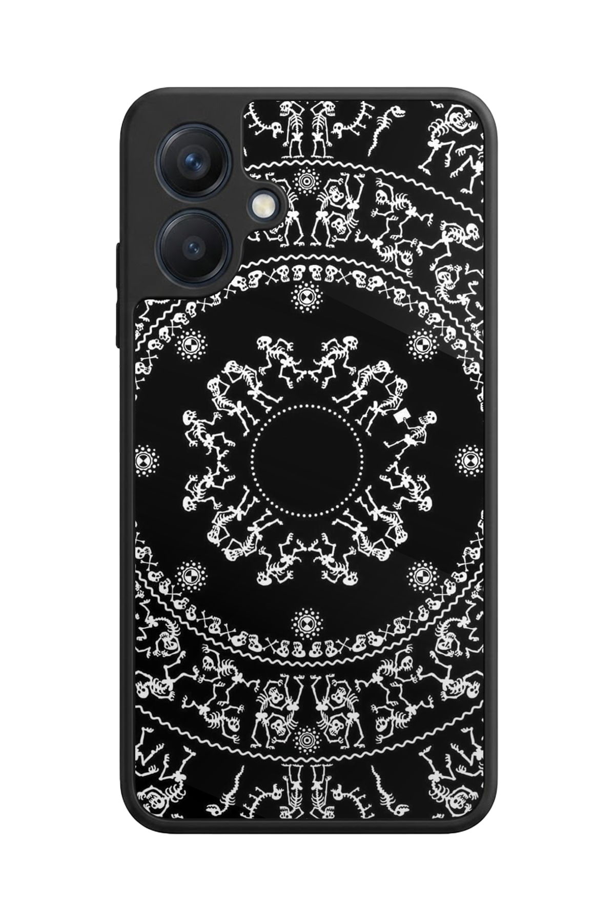 Samsung Galaxy A07 Uyumlu Mandala Tasarımlı Glossy Premium Kılıf