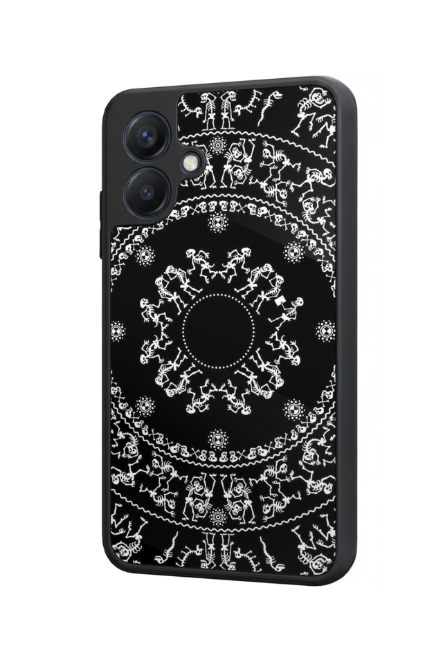 Samsung Galaxy A07 Uyumlu Mandala Tasarımlı Glossy Premium Kılıf