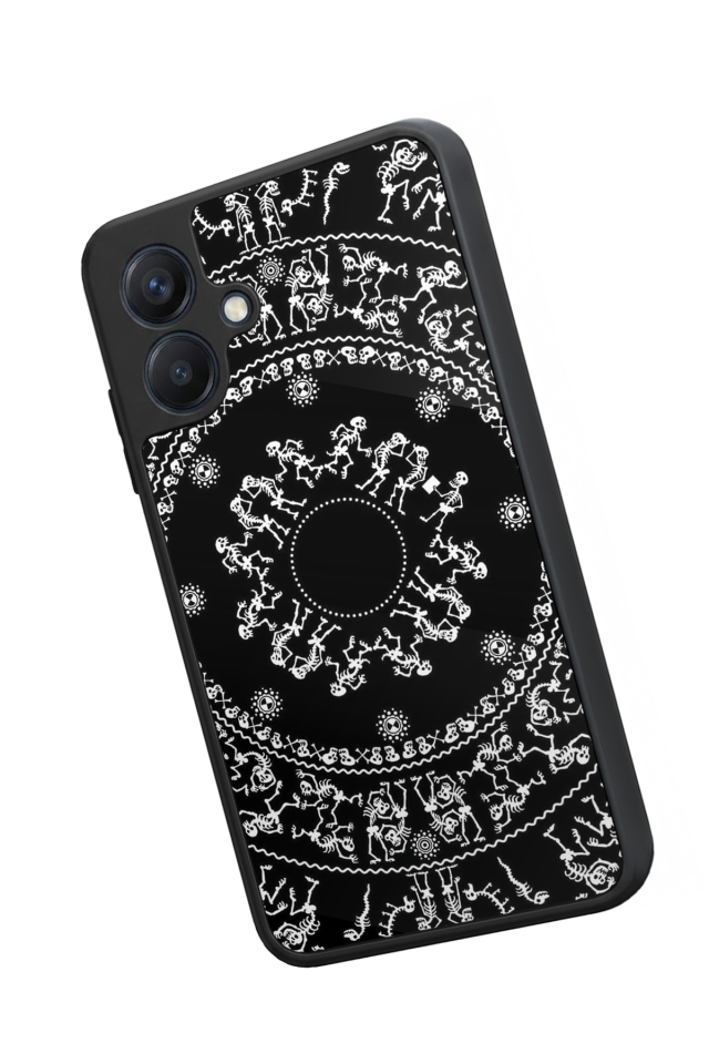 Samsung Galaxy A07 Uyumlu Mandala Tasarımlı Glossy Premium Kılıf