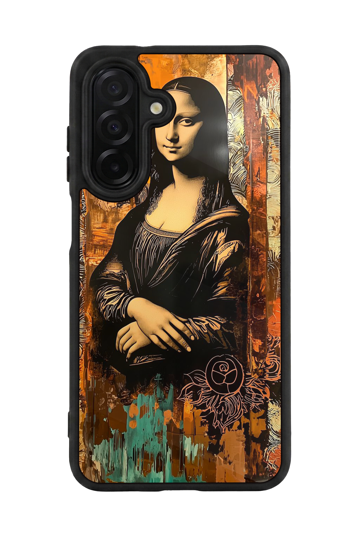 Samsung Galaxy A56 Uyumlu Monalisa Tasarımlı Glossy Premium Kılıf