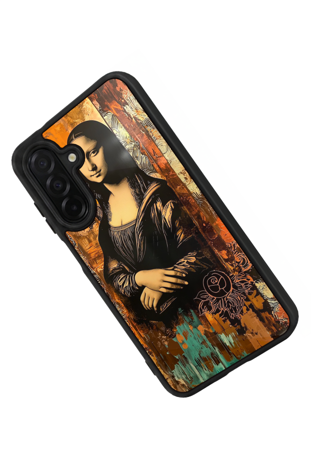 Samsung Galaxy A56 Uyumlu Monalisa Tasarımlı Glossy Premium Kılıf