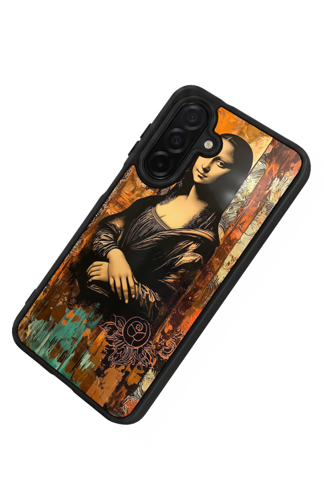 Samsung Galaxy A56 Uyumlu Monalisa Tasarımlı Glossy Premium Kılıf