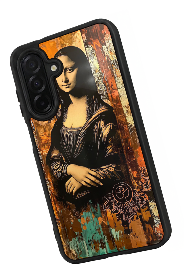 Samsung Galaxy A56 Uyumlu Monalisa Tasarımlı Glossy Premium Kılıf