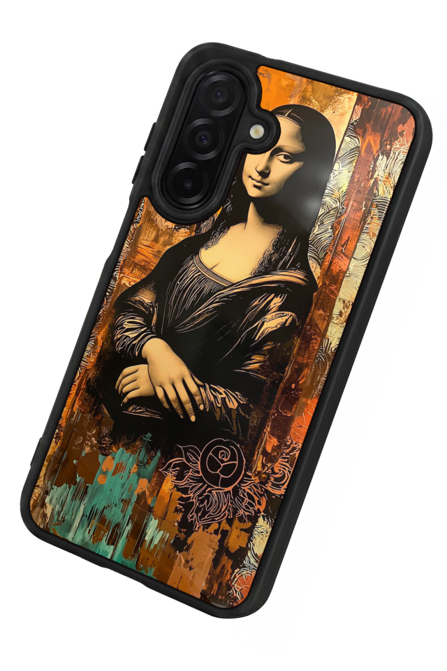 Samsung Galaxy A56 Uyumlu Monalisa Tasarımlı Glossy Premium Kılıf