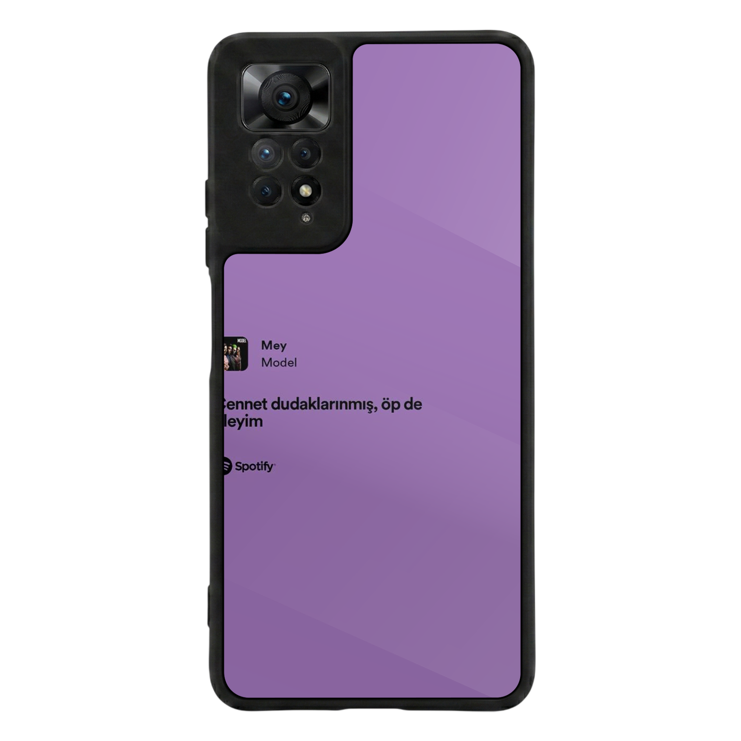 Xiaomi Redmi Note 12 Pro Uyumlu Sarki Sozleri Tasarımlı Glossy Premium Kılıf