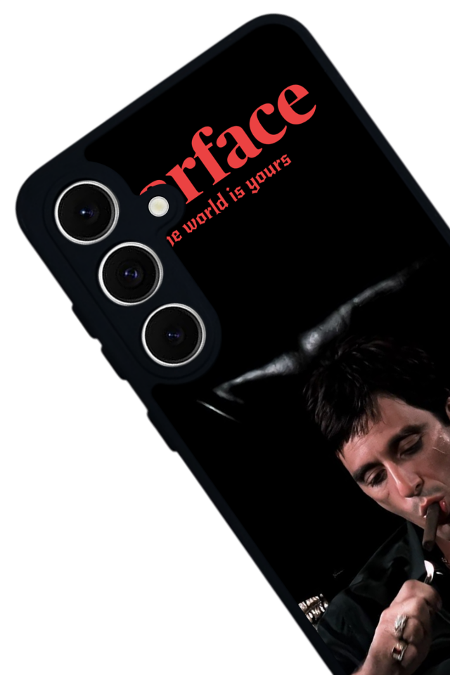 Samsung Galaxy A16 Uyumlu Scarface Tasarımlı Glossy Premium Kılıf