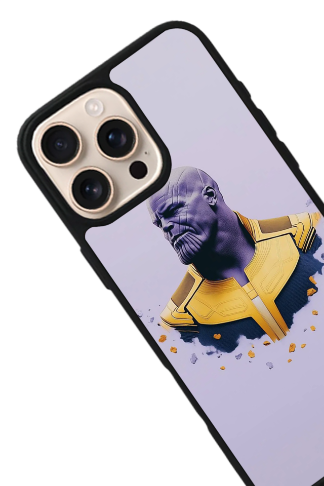 iPhone 14 Pro Max Uyumlu Thanos Tasarımlı Glossy Premium Kılıf