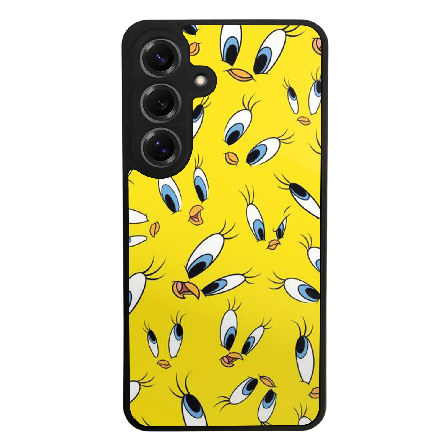 Samsung Galaxy S25 Uyumlu Tweety Tasarımlı Glossy Premium Kılıf