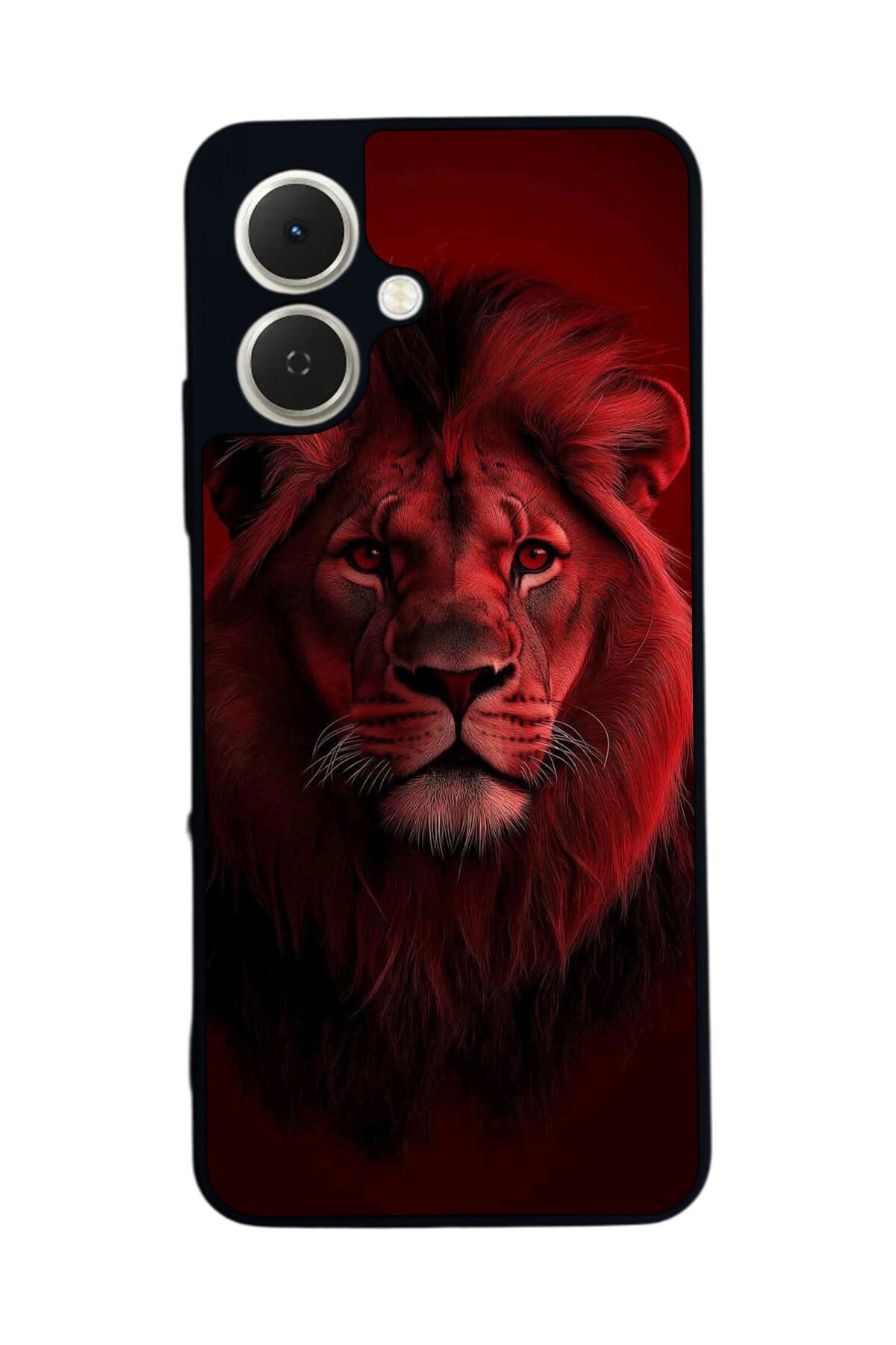 Tecno Spark GO 2 Uyumlu Aslan Tasarımlı Glossy Premium Kılıf