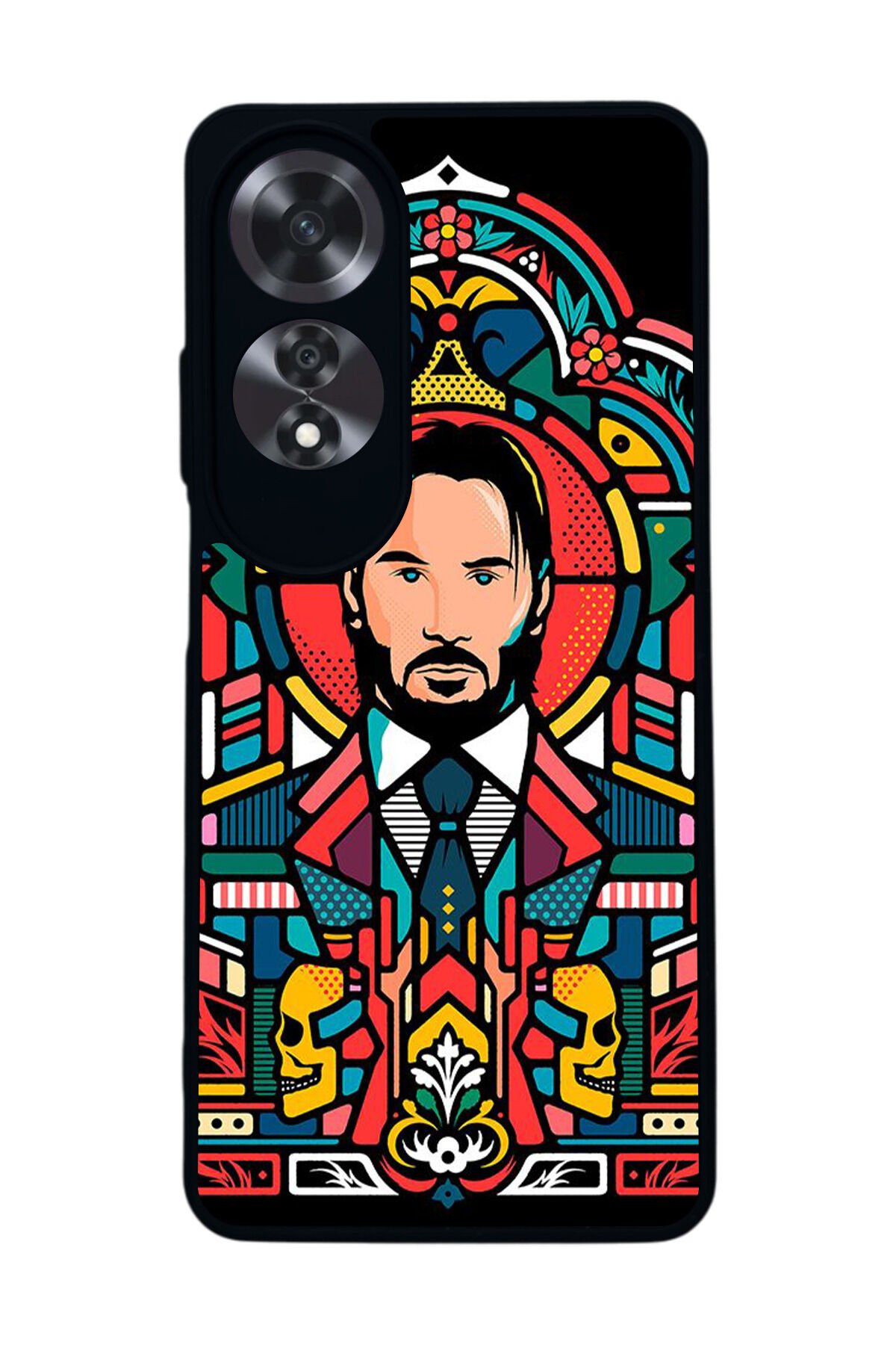 Oppo A60 Mat Siyah uyumlu Kılıf – Yumuşak Silikon, Koruyucu, Şok Emici Kapak