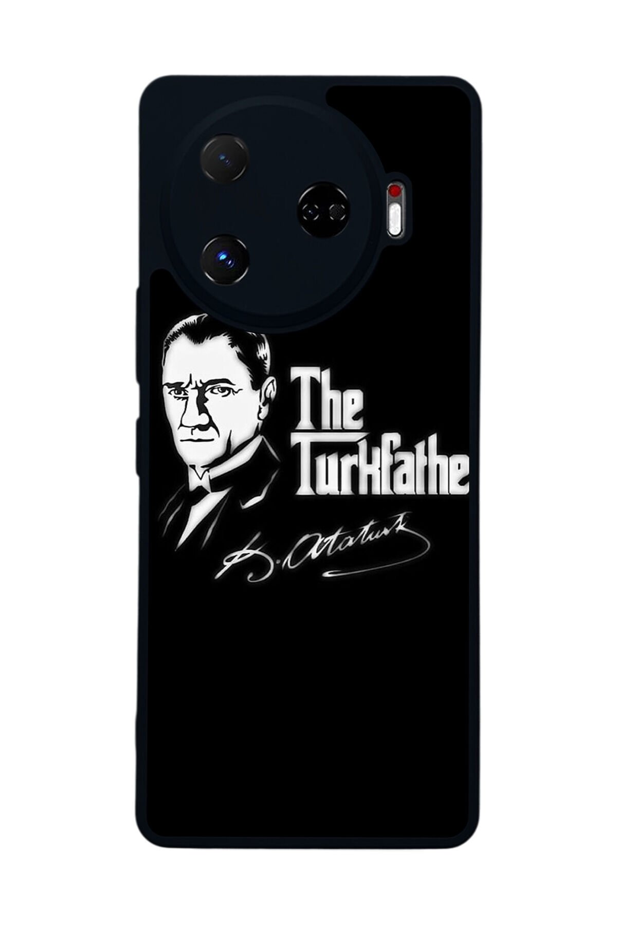 Tecno Camon 30 Pro Uyumlu Mustafa Kemal Ataturk Tasarımlı Glossy Premium Kılıf