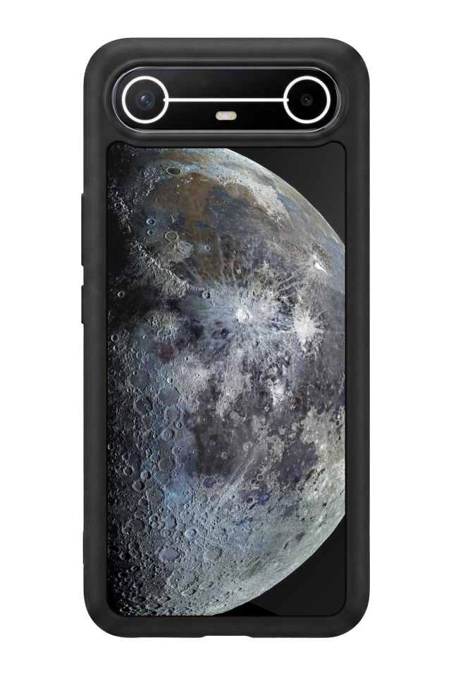 Tecno Spark Slim 5G Uyumlu Ay Tasarımlı Glossy Premium Kılıf