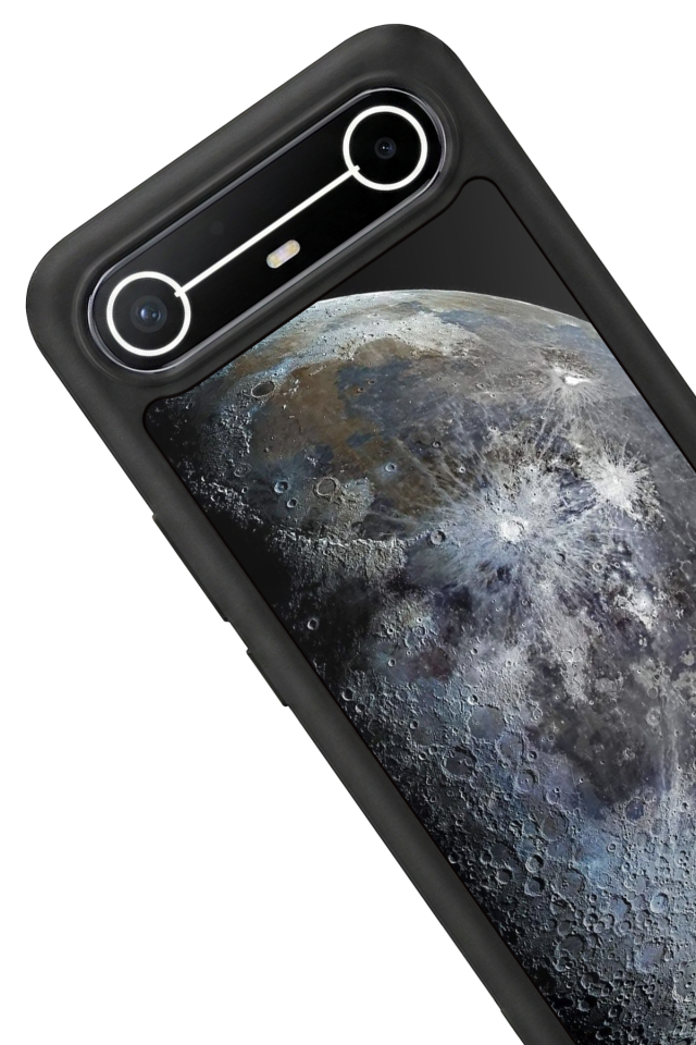 Tecno Spark Slim 5G Uyumlu Ay Tasarımlı Glossy Premium Kılıf