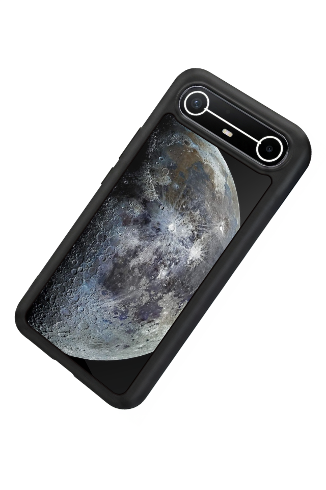 Tecno Spark Slim 5G Uyumlu Ay Tasarımlı Glossy Premium Kılıf