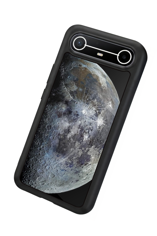 Tecno Spark Slim 5G Uyumlu Ay Tasarımlı Glossy Premium Kılıf