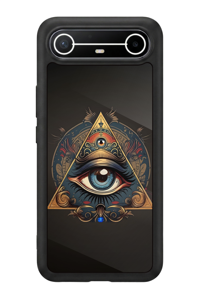 Tecno Spark Slim 5G Uyumlu Göz Tasarımlı Glossy Premium Kılıf