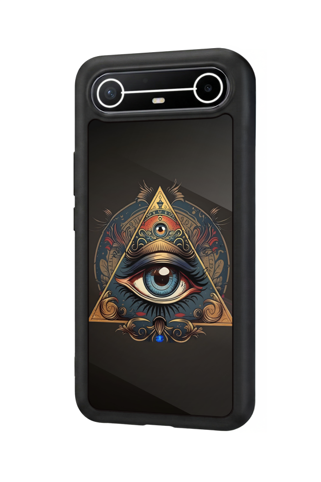 Tecno Spark Slim 5G Uyumlu Göz Tasarımlı Glossy Premium Kılıf