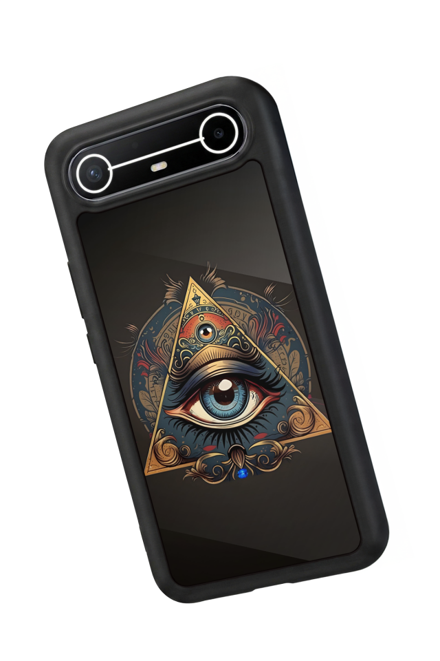 Tecno Spark Slim 5G Uyumlu Göz Tasarımlı Glossy Premium Kılıf