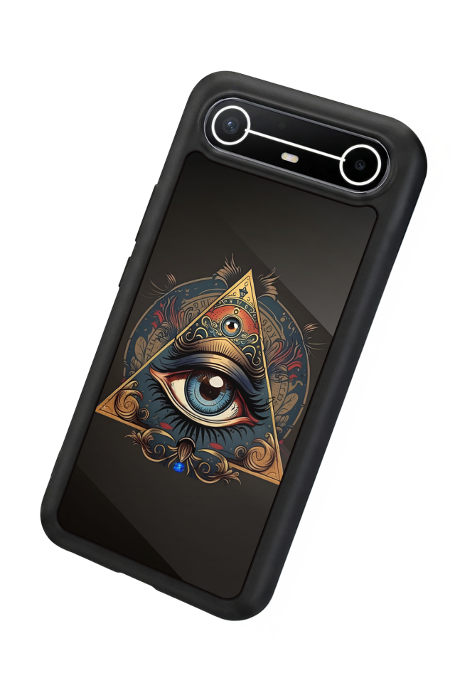 Tecno Spark Slim 5G Uyumlu Göz Tasarımlı Glossy Premium Kılıf