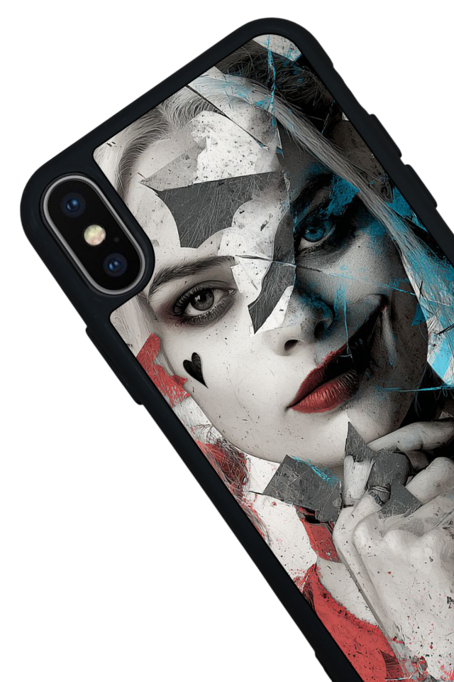 iPhone XS Max Uyumlu HarleyQueen Tasarımlı Glossy Premium Kılıf