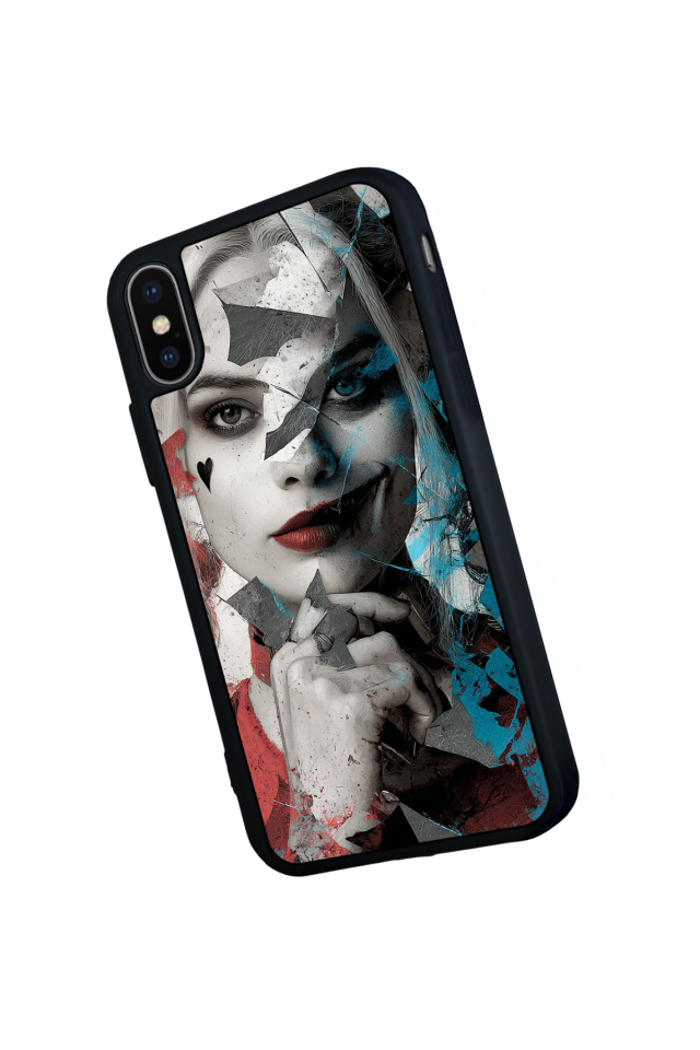 iPhone XS Max Uyumlu HarleyQueen Tasarımlı Glossy Premium Kılıf