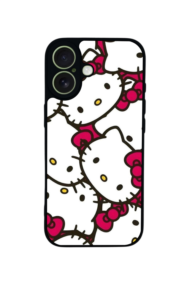 iPhone 17 Uyumlu HelloKitty Tasarımlı Glossy Premium Kılıf