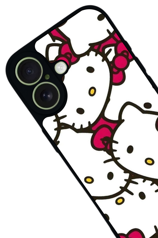 iPhone 17 Uyumlu HelloKitty Tasarımlı Glossy Premium Kılıf
